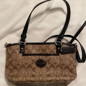 Coach Rowan Satchel In Signature Canvas